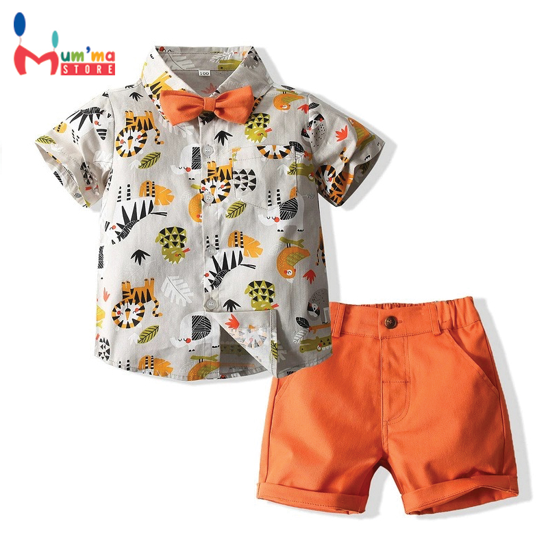 Orange Jungle Theme Formal Wear