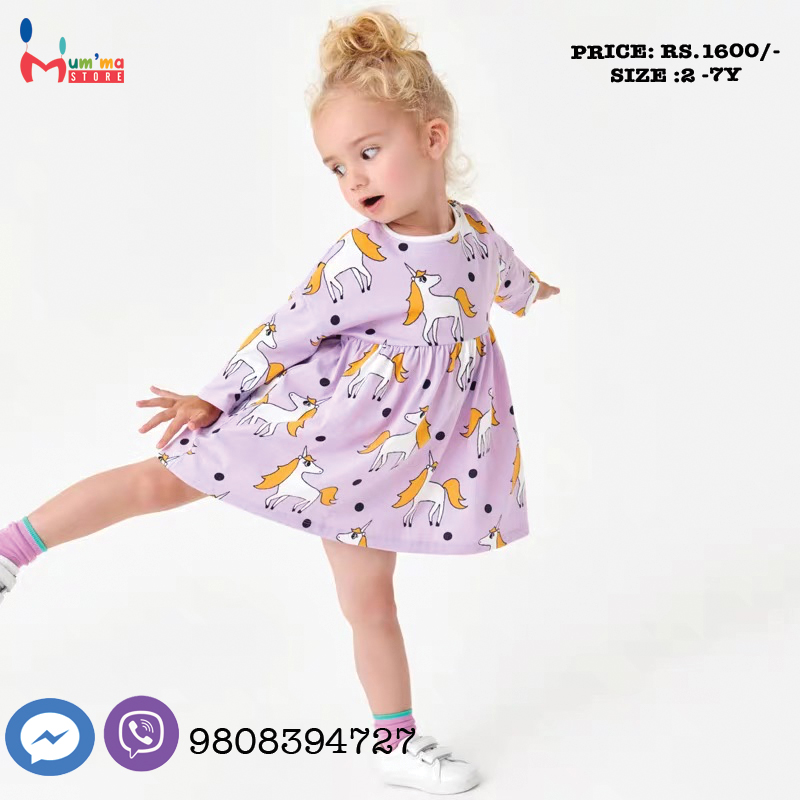 kids unicorn dress